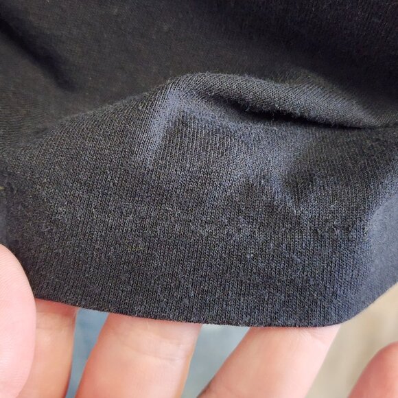 True Vintage 1991 XL Long Haul Trucker Wolf Alaska Shirt USA 50/50 Shoulder Fade - Picture 7 of 10